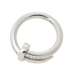 Pre Owned خاتم كارتييه جاست ان كلو ذهب أبيض عيار 18 مقاس 51