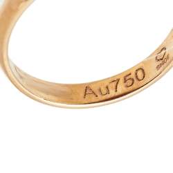 Pre Owned Cartier Trinity de Cartier Three Tone 18k Gold Red Adjustable Cord Bracelet