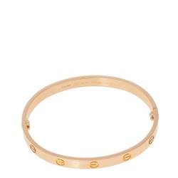 مملوكة مسبقًا Cartier Love 18K Rose Gold Bracelet 18