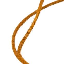 مملوكة مسبقًا Cartier Trinity de Cartier Three Tone 18k Gold Brown Adjustable Cord Bracelet