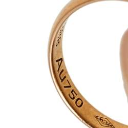 مملوكة مسبقًا Cartier Trinity de Cartier Three Tone 18k Gold Brown Adjustable Cord Bracelet