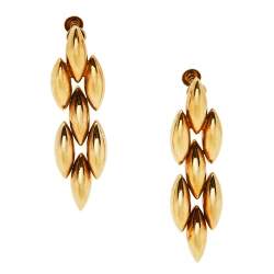 مملوكة مسبقًا Cartier Gentiane 18k Yellow Gold Dangle Earrings