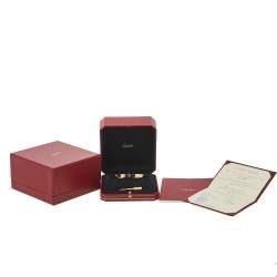 Pre Owned سوار كارتييه لوف ذهب أصفر عيار 18 17