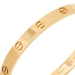 Pre Owned سوار كارتييه لوف ذهب أصفر عيار 18 17