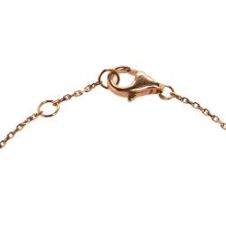 مملوكة مسبقًا Cartier Caresse d'Orchidées par Cartier Pink Chalcedony 18K Rose Gold Bracelet