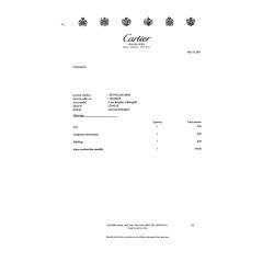 Pre Owned سوار كارتييه لوف ذهب أبيض عيار 18 مقاس 18