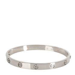 Pre Owned سوار كارتييه لوف ذهب أبيض عيار 18 مقاس 18