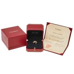 Pre Owned دبلة كارتييه ترينيتي دو كارتييه ذهب ثلاثة ألوان عيار 18 مقاس 48