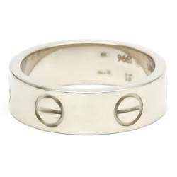 Pre Owned Cartier Love 18K White Gold Ring Size EU 51