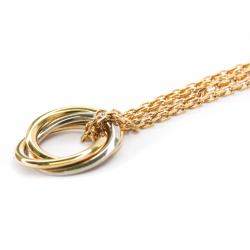 مملوكة مسبقًا Cartier Yellow, Rose, White Gold Trinity Necklace