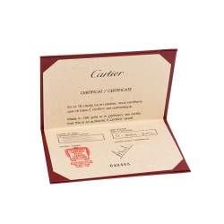 Pre Owned Cartier Trinity 18K Three Tone Gold Adjustable Bracelet