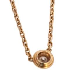 مملوكة مسبقًا Cartier Diamants Légers Diamond 18K Yellow Gold Necklace XS