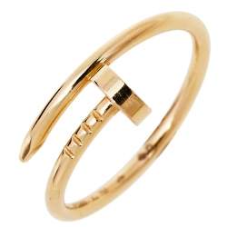 مملوكة مسبقًا Cartier Juste un Clou 18K Yellow Gold Ring Size EU 59