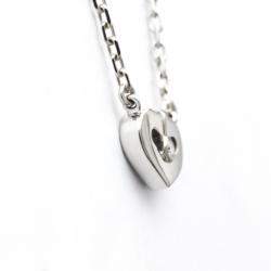 مملوكة مسبقًا Cartier Heart C 18K White Gold Diamond Necklace