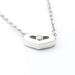 مملوكة مسبقًا Cartier Heart C 18K White Gold Diamond Necklace