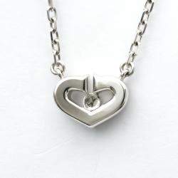 مملوكة مسبقًا Cartier Heart C 18K White Gold Diamond Necklace