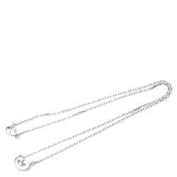 مملوكة مسبقًا Cartier Heart C 18K White Gold Diamond Necklace