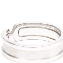Pre Owned Cartier C De Cartier 18K White Gold Ring Size EU 58