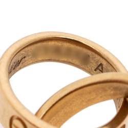 Pre Owned سوار كارتييه لوف 2 حلقة متداخلتين ذهب أصفر عيار 18