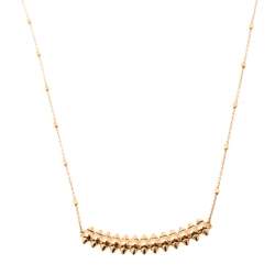 Pre Owned Cartier Clash De Cartier 18K Rose Gold Necklace Small Model