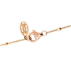 Pre Owned Cartier Clash De Cartier 18K Rose Gold Necklace Small Model