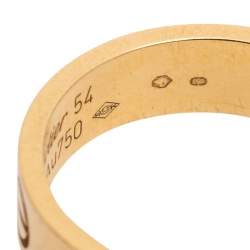 Pre Owned دبلة كارتييه لوف ذهب وردي عيار 18 مقاس 54