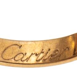 Pre Owned Cartier Trinity 18K Three Tone Gold Adjustable Cord Bracelet