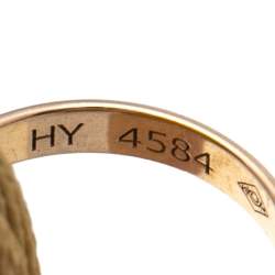 Pre Owned Cartier Trinity 18K Three Tone Gold Adjustable Cord Bracelet