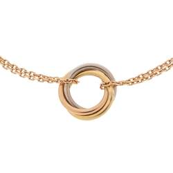 مملوكة مسبقًا Cartier Trinity de Cartier 18K Three Tone Gold Bracelet