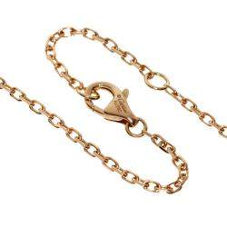 Pre Owned Cartier Trinity 18K Rose Gold Sappire Necklace