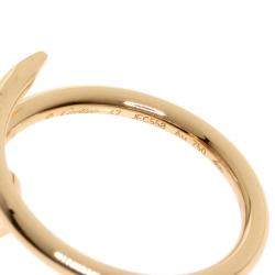 Cartier Juste Un Clou 18K Rose Gold Ring Size EU 47