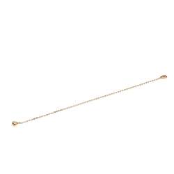 Pre Owned Cartier Trinity Knot Three Tone 18K Gold Charm Bracelet