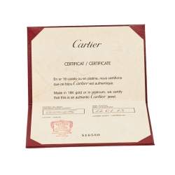 Pre Owned خاتم رولينغ كارتييه ترينيتي كلاسيك ذهب ثلاثي اللون عيار 18 قيراط مقاس 52 