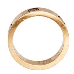 مملوكة مسبقًا دبلة كارتييه لوف ذهب وردي عيار 18 زفير وردي مقاس 58