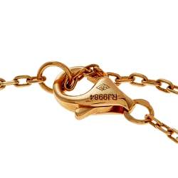 مملوكة مسبقًا Cartier Trinity de Cartier Heart 18k Three Tone Gold Bracelet 