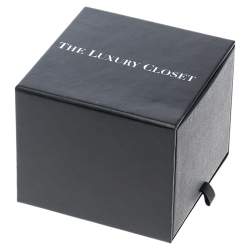 Pre Owned Cartier Love 1 Diamond 18K White Gold Narrow Wedding Band Ring Size 53