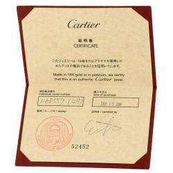 مملوكة مسبقًا Cartier Tank 18K White Gold Moonstone Ring EU 49