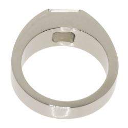 مملوكة مسبقًا Cartier Tank 18K White Gold Moonstone Ring EU 49