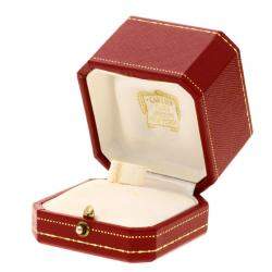 مملوكة مسبقًا Cartier Tank 18K White Gold Moonstone Ring EU 49