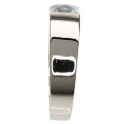 مملوكة مسبقًا Cartier Tank 18K White Gold Moonstone Ring EU 49