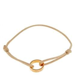 Pre Owned Cartier Love 18K Rose Gold Adjustable Cord Bracelet 