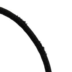 Pre Owned Cartier Trinity De Cartier Black Ceramic & 18k White Gold Adjustable Cord Bracelet