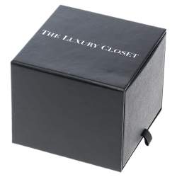 Pre Owned Cartier Trinity De Cartier Black Ceramic & 18k White Gold Adjustable Cord Bracelet