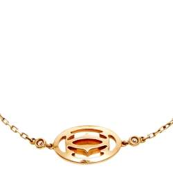 مملوكة مسبقًا سوار كارتييه دبل C دي كارتييه ألماس ذهب وردي عيار 18 بالشعار