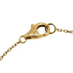 Pre Owned Cartier Amulette de Cartier Mother of Pearl 18K Yellow Gold Bracelet XS