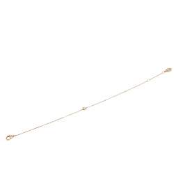 Pre Owned Cartier Diamant Legers Diamond 18k Rose Gold Bracelet XS