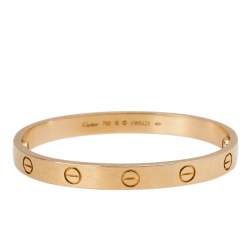 Cartier Love 18k Rose Gold Cuff Bracelet 16