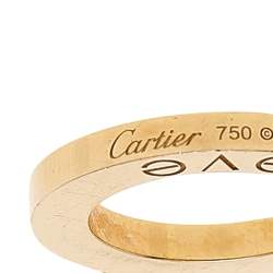 Pre Owned Cartier Love 18K Yellow Gold Pendant Necklace
