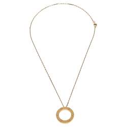 Pre Owned Cartier Love 18K Yellow Gold Pendant Necklace