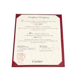 Pre Owned Cartier Love 18K White Gold Band Ring Size 63 